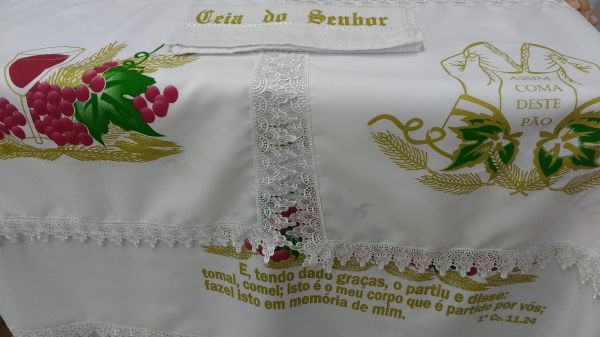 Kit Santa Ceia 4 PC’S / gospel /evangelico