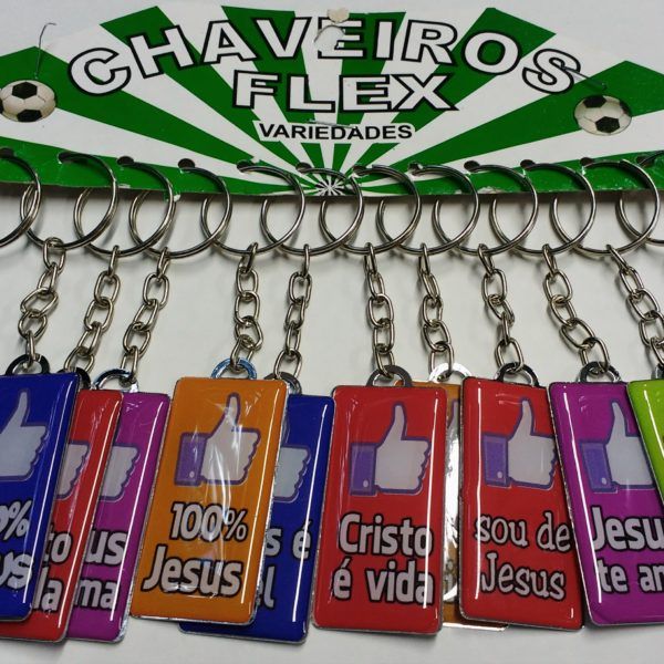 Chaveiro chapinha Curto Jesus