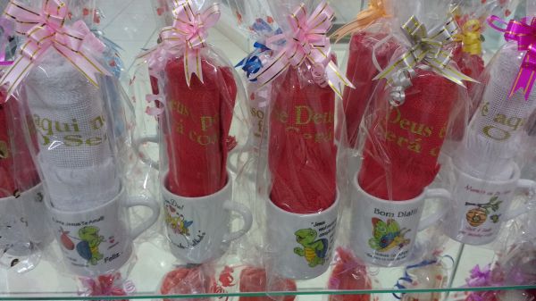 Caneca com toalha